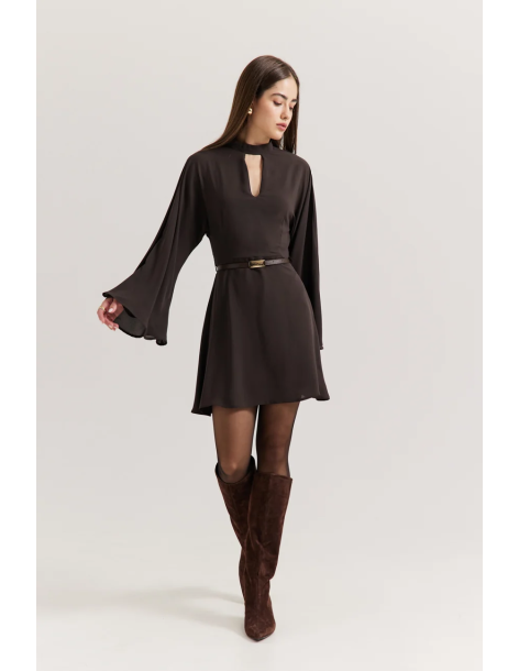 ENZZO Φόρεμα Melena 262324-ESPRESSO