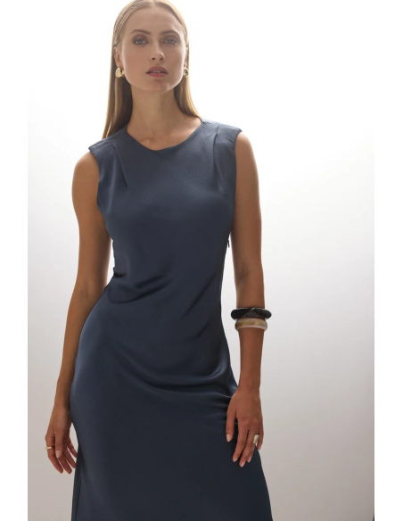 ENZZO Φόρεμα Martina 262006-ΜΠΛΕ ΡΑΦ