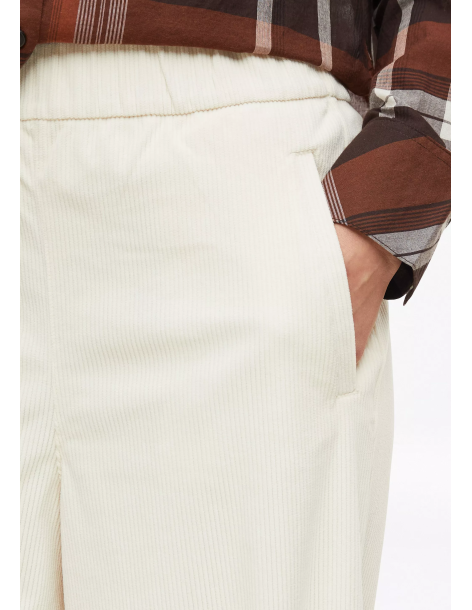 S.OLIVER  κοτλέ με φαρδιά γραμμή και ελαστική μέση 2182670-0700