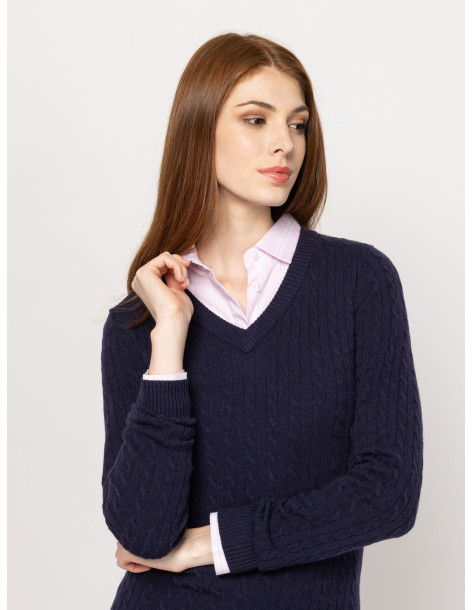 HEAVY TOOLS ΠΛΕΚΤΗ ΜΠΛΟΥΖΑ HETRA 53049-NAVY 2