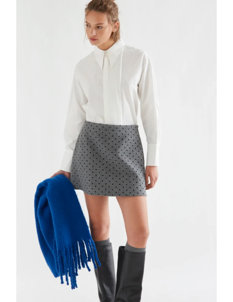 COMPANIA FANTASTICA Λευκό  πουκάμισο  64C/11162