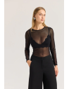 ENZZO Μπλούζα Charlize 262187-ΜΑΥΡΟ