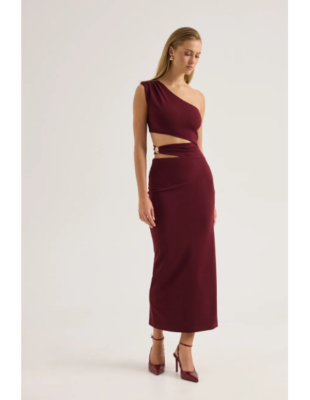 ENZZO Φόρεμα Libby 262344-ΜΠΟΡΝΤΟ