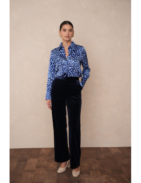 BON FASHION Velvet jacket and pants set V1721-P2228-BROWN | BON FASHION