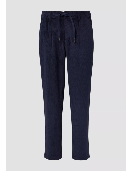 S.OLIVER Ankle cord pants with elastic waistband 2170192-5959 | BON FASHION