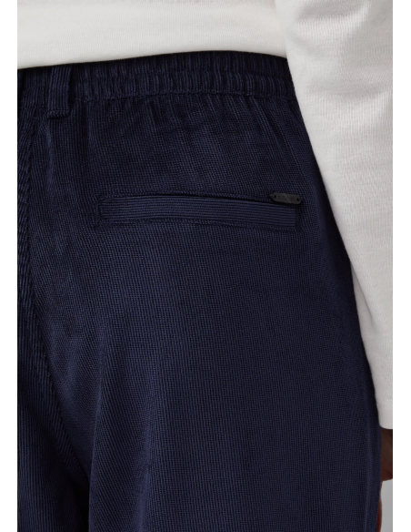 S.OLIVER Ankle cord pants with elastic waistband 2170192-5959 | BON FASHION