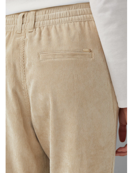 S.OLIVER Ankle cord pants with elastic waistband 2170192-8401 | BON FASHION