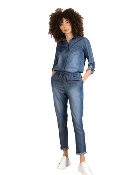 JUMPSUITS CINDY H1900-BLUE JEAN